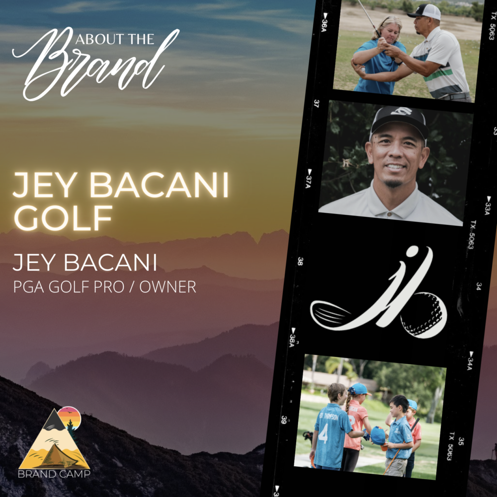 about the brand - jey bacani golf